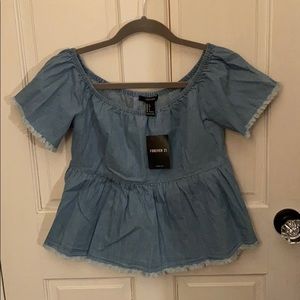 off the shoulder blouse